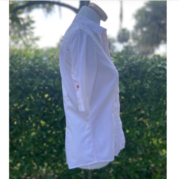 Paul Smith pink & white striped button down - Picture 2 of 15